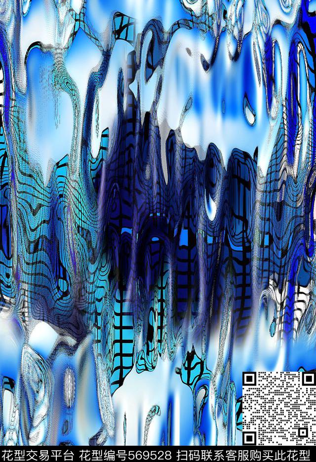 抽象风格男装女装卫衣印花MAX-女装数码印花华亿平台下载（图片编号: 569528） - 瓦栏（Walan）