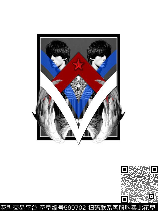 流行时尚品牌华亿平台纪梵希数码印花华亿平台下载（图片编号: 569702） - 瓦栏（Walan）