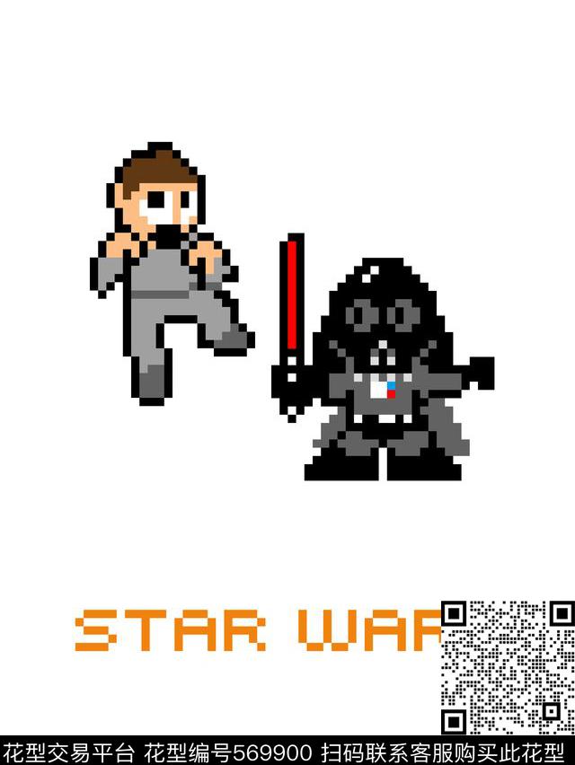 像素我的世界星球大战传统印花华亿平台下载（图片编号: 569900） - 瓦栏（Walan）