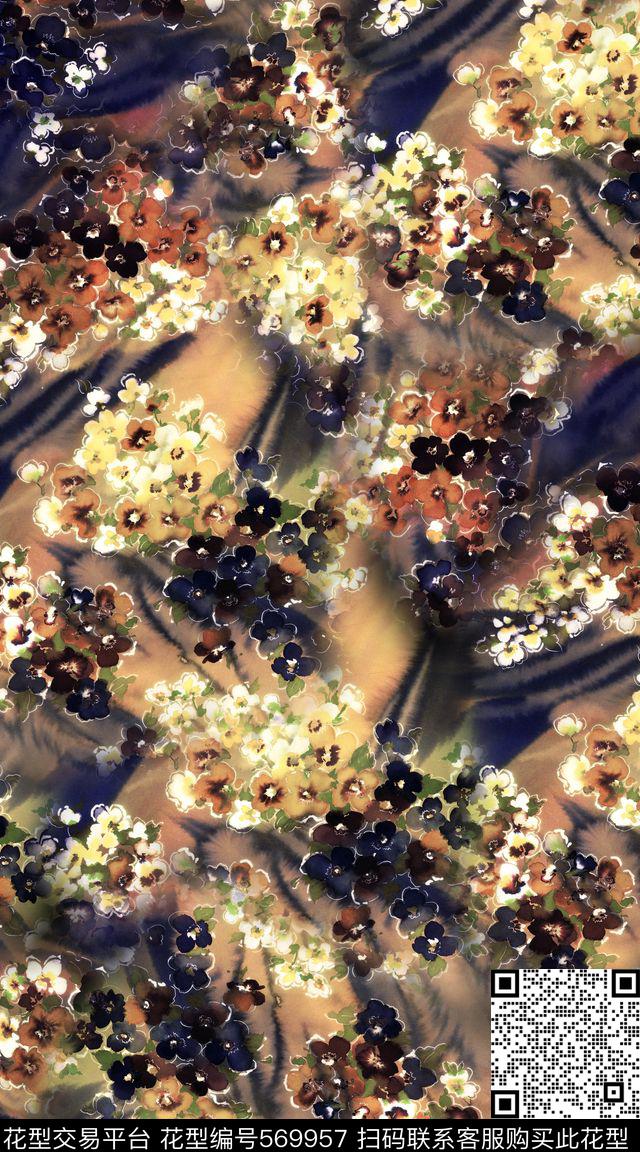 创意动物纹服装数码印花华亿平台下载（图片编号: 569957） - 瓦栏（Walan）