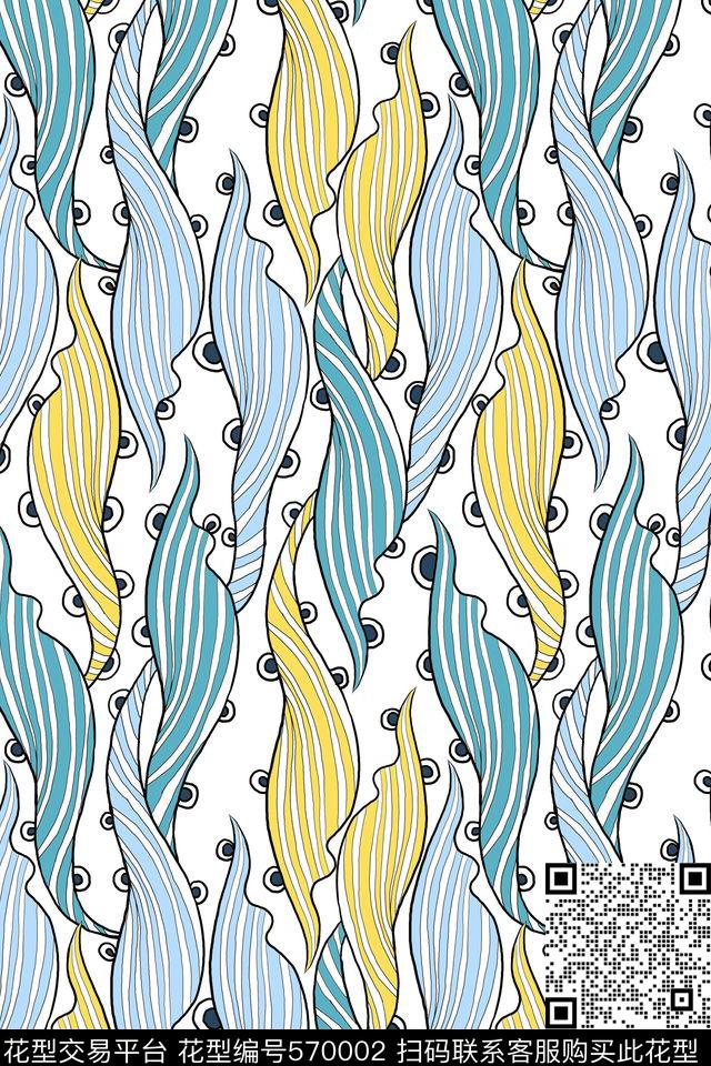 创意露水树叶传统印花华亿平台下载（图片编号: 570002） - 瓦栏（Walan）