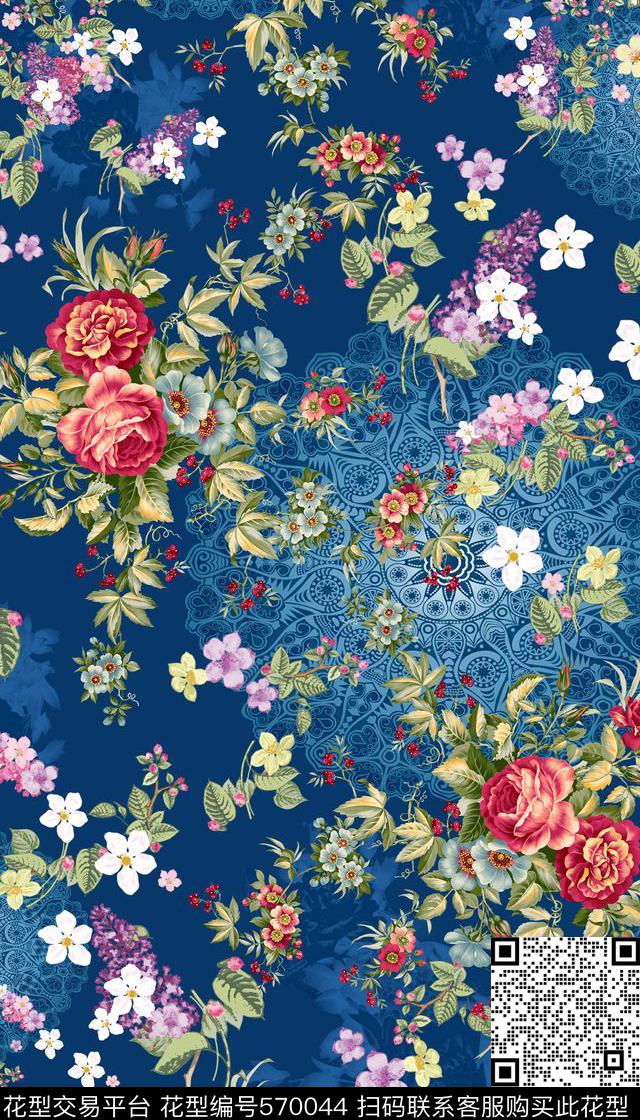 传统服装手绘传统印花华亿平台下载（图片编号: 570044） - 瓦栏（Walan）