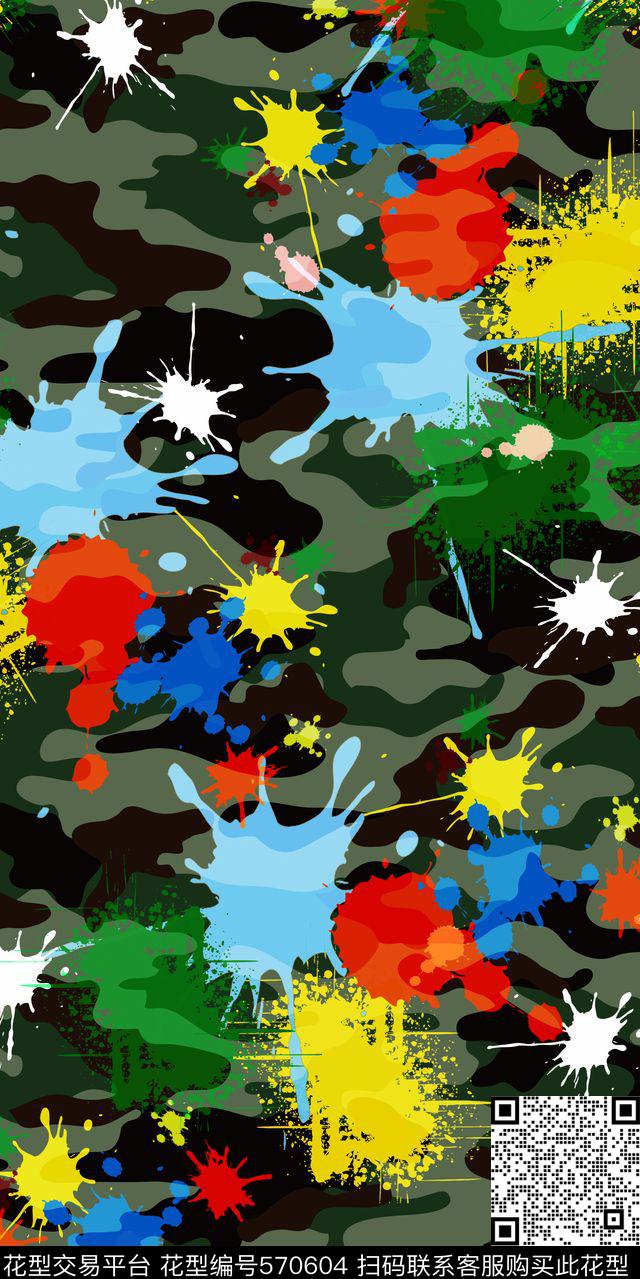 原创新型迷彩迷彩数码印花华亿平台下载（图片编号: 570604） - 瓦栏（Walan）