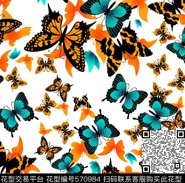 渐变几何抽象数码印花华亿平台下载（图片编号: 570984） - 瓦栏（Walan）