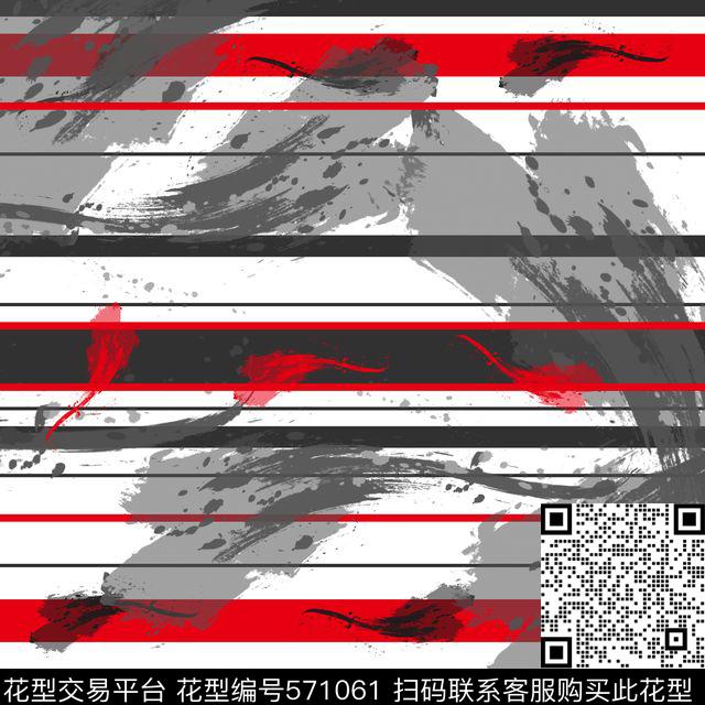 现代线条传统印花华亿平台下载（图片编号: 571061） - 瓦栏（Walan）