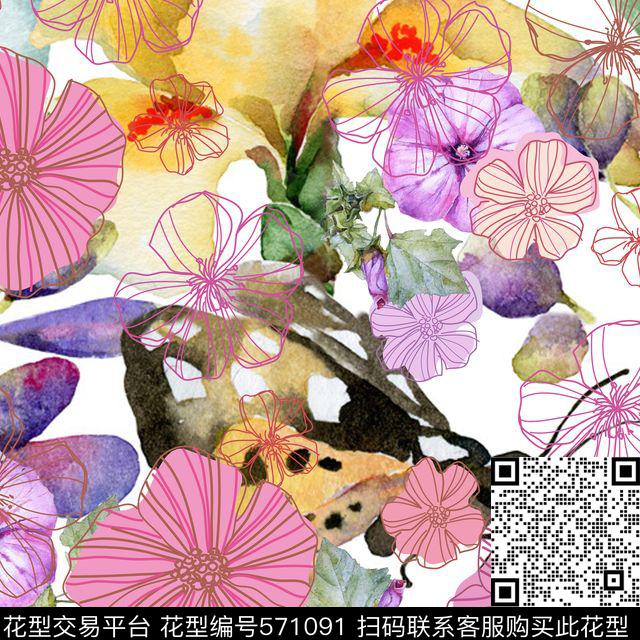 gucci抽象大牌数码印花华亿平台下载（图片编号: 571091） - 瓦栏（Walan）