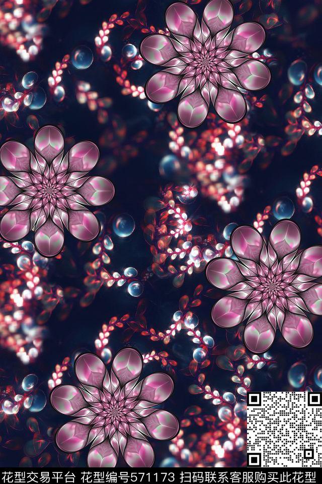 花卉数码科技男装数码印花华亿平台下载（图片编号: 571173） - 瓦栏（Walan）