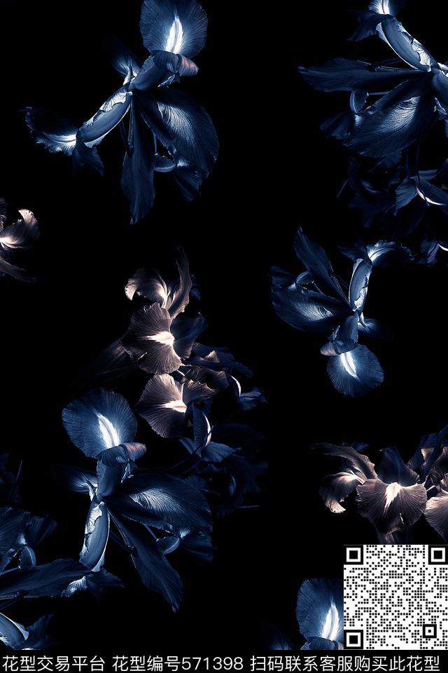 金属材质华亿平台数码印花女装连衣裙数码印花华亿平台下载（图片编号: 571398） - 瓦栏（Walan）