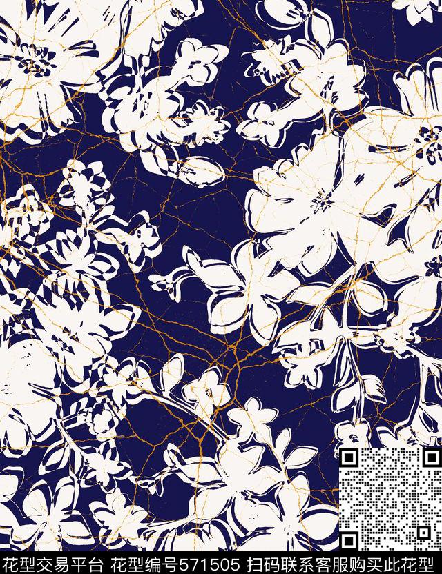 简约裂纹潮流传统印花华亿平台下载（图片编号: 571505） - 瓦栏（Walan）