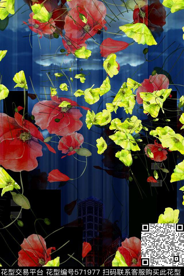 抽象民族风成熟风数码印花华亿平台下载（图片编号: 571977） - 瓦栏（Walan）