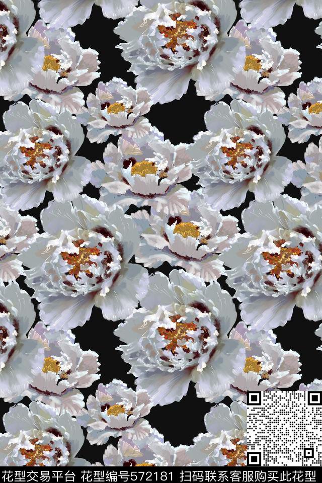 创意典雅电脑绘画数码印花华亿平台下载（图片编号: 572181） - 瓦栏（Walan）