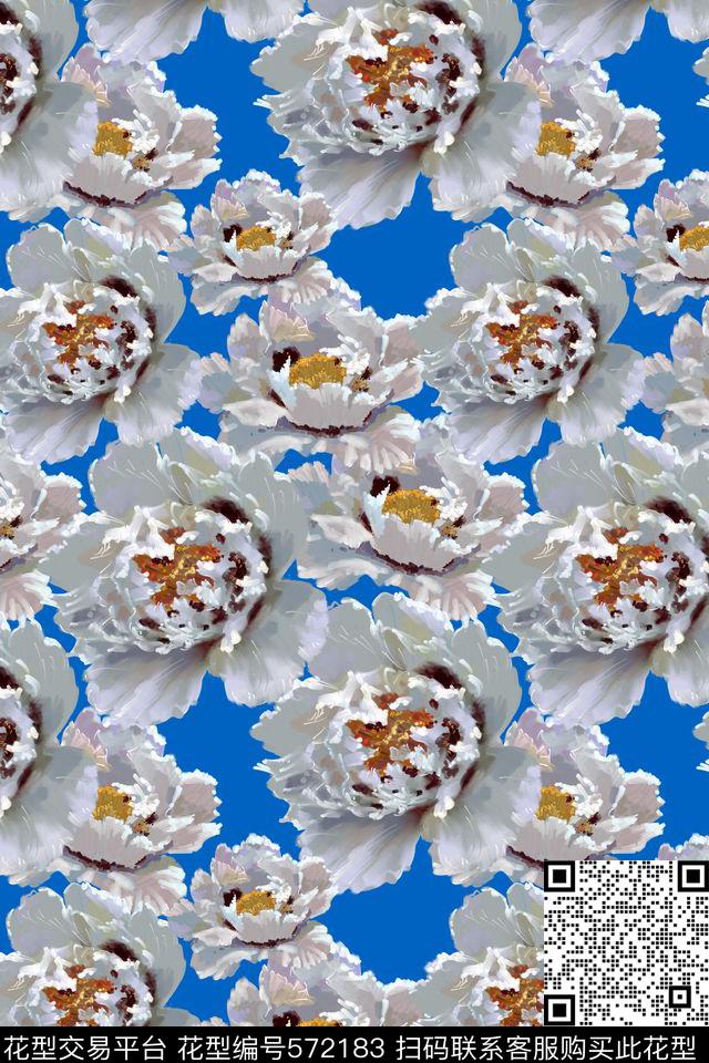 创意典雅电脑绘画数码印花华亿平台下载（图片编号: 572183） - 瓦栏（Walan）