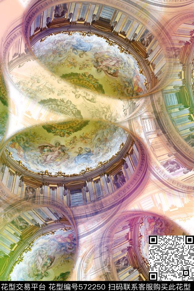 原创L.D~手绘L.D~油画数码印花华亿平台下载（图片编号: 572250） - 瓦栏（Walan）