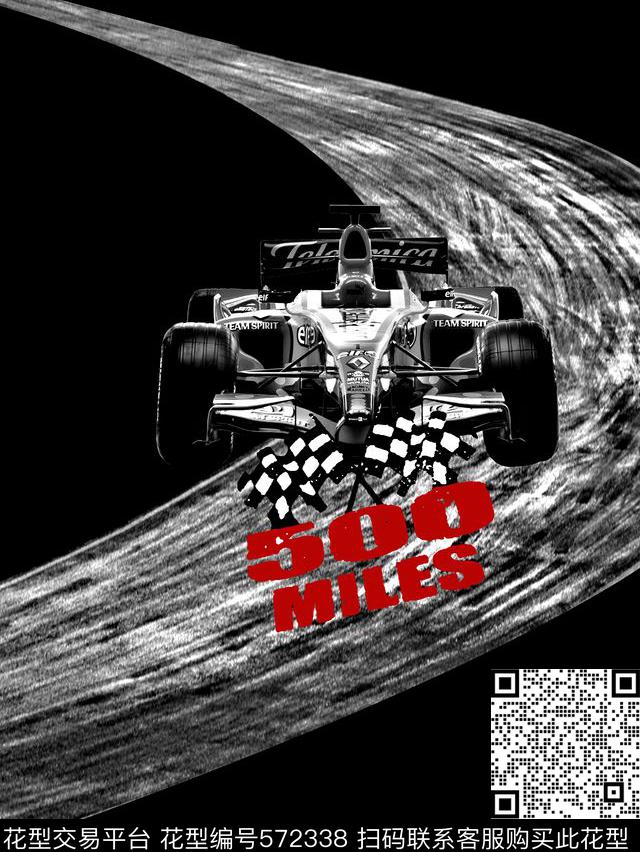 时尚潮流大牌赛车数码印花华亿平台下载（图片编号: 572338） - 瓦栏（Walan）