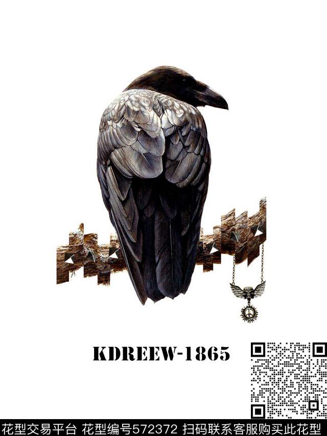 时尚潮流大牌鸟数码印花华亿平台下载（图片编号: 572372） - 瓦栏（Walan）