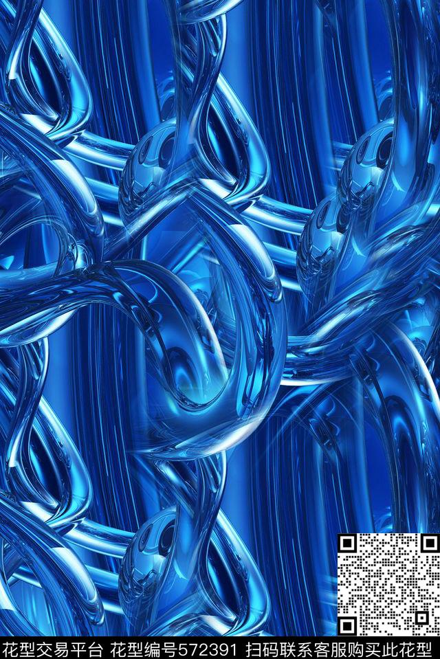 壁纸墙纸反射空间三维图形玻璃晶体水晶炫彩3d缤纷几何图形抽象女装窗帘家纺沙发布数码印花华亿平台下载（图片编号: 572391） - 瓦栏（Walan）