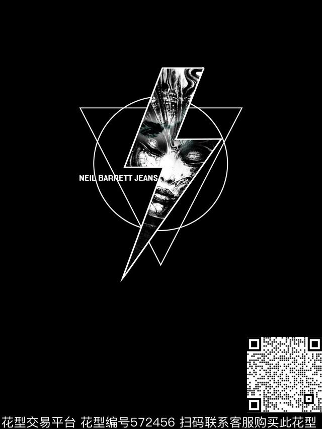 NeilBarrett潮牌大牌潮牌定位花传统印花华亿平台下载（图片编号: 572456） - 瓦栏（Walan）