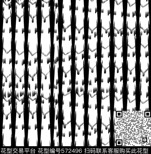 传统印花条纹黑白条纹传统印花华亿平台下载（图片编号: 572496） - 瓦栏（Walan）