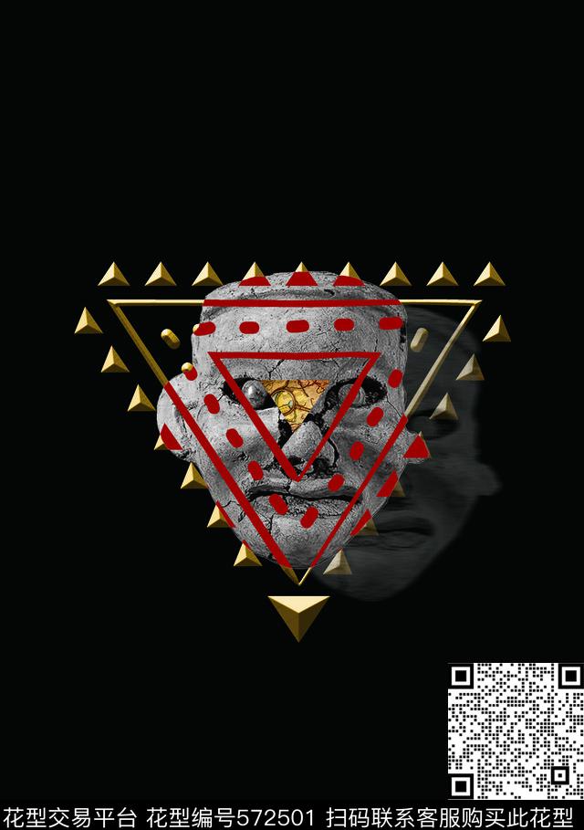 潮流个性原创数码印花华亿平台下载（图片编号: 572501） - 瓦栏（Walan）