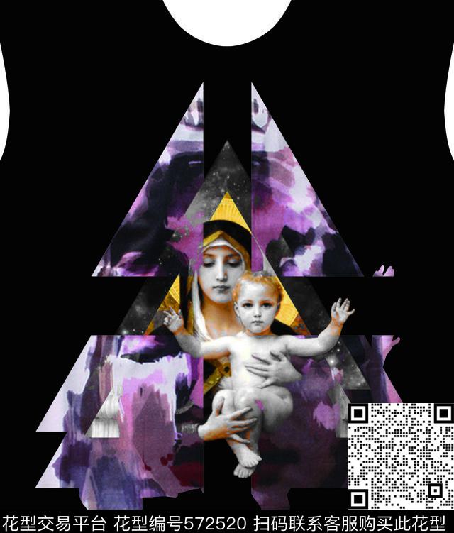 个性潮流原创数码印花华亿平台下载（图片编号: 572520） - 瓦栏（Walan）