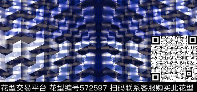 三维立体几何空间数码印花华亿平台下载（图片编号: 572597） - 瓦栏（Walan）