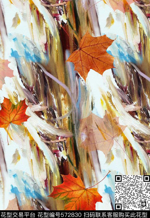 大牌枫叶女装衬衫数码印花华亿平台下载（图片编号: 572830） - 瓦栏（Walan）