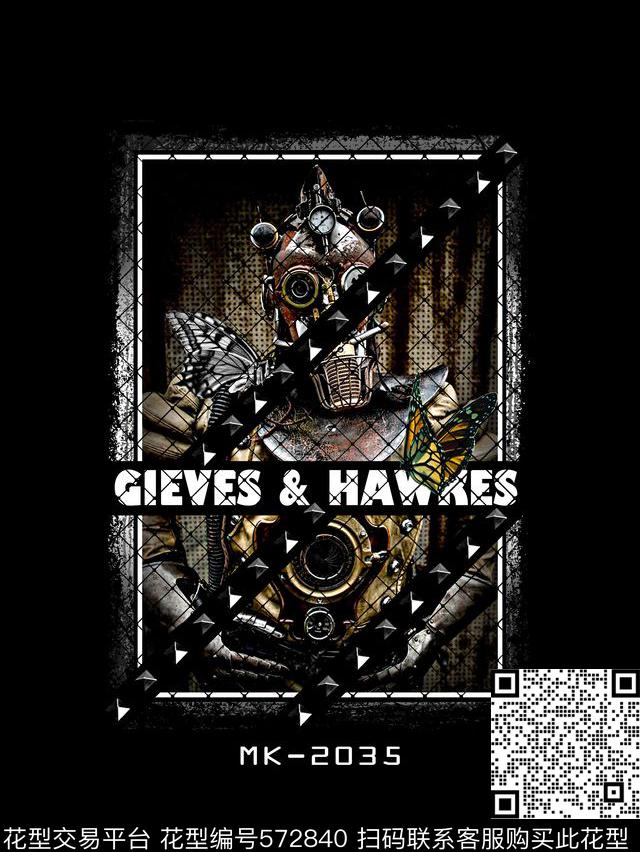 时尚潮流大牌未来科技战士数码印花华亿平台下载（图片编号: 572840） - 瓦栏（Walan）