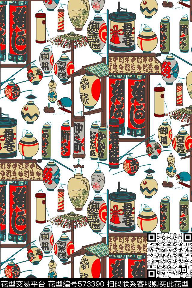 韩国民族风中国风传统印花华亿平台下载（图片编号: 573390） - 瓦栏（Walan）
