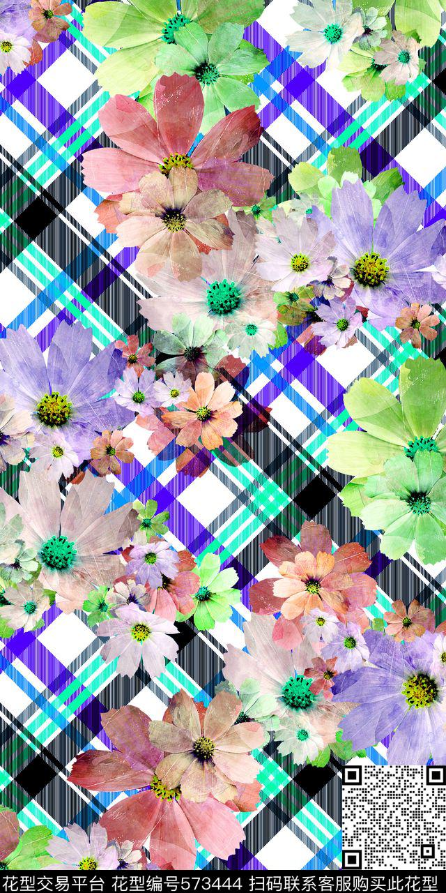 时尚原创流行数码印花华亿平台下载（图片编号: 573444） - 瓦栏（Walan）