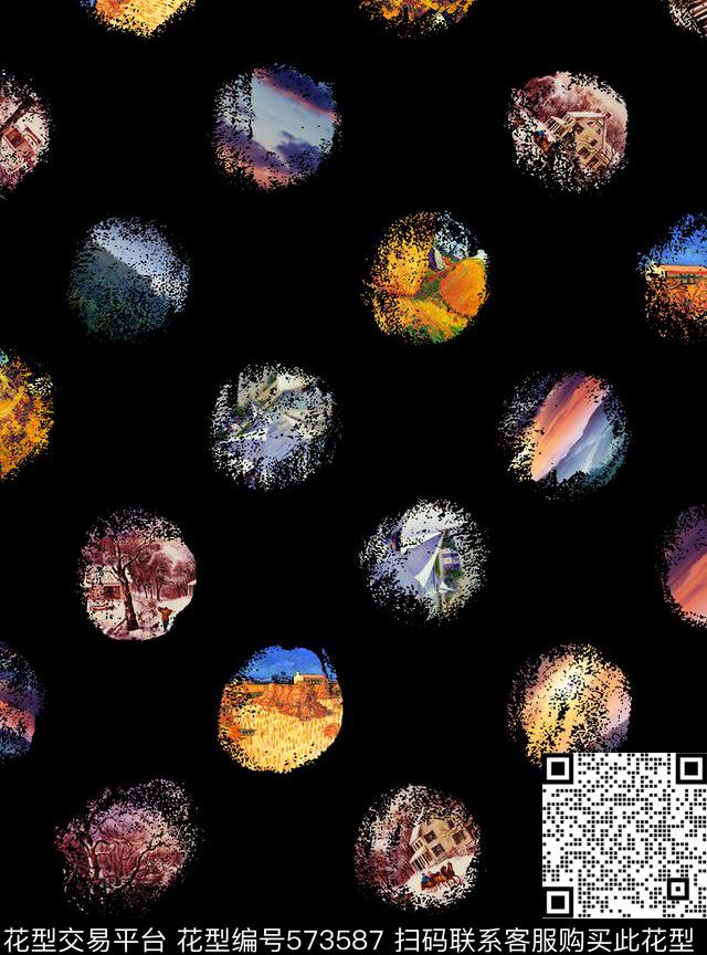 华亿平台几何印花几何数码印花华亿平台下载（图片编号: 573587） - 瓦栏（Walan）