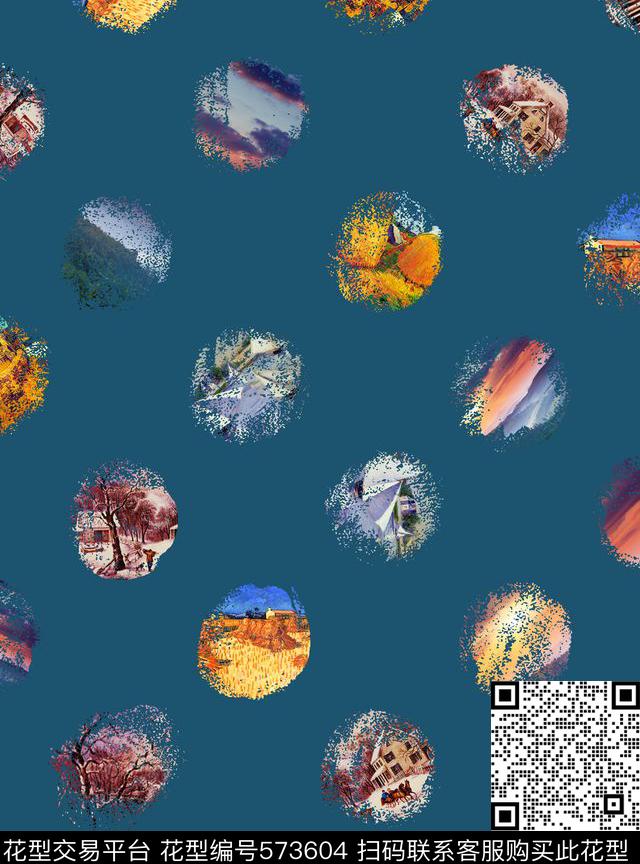 华亿平台几何印花几何数码印花华亿平台下载（图片编号: 573604） - 瓦栏（Walan）