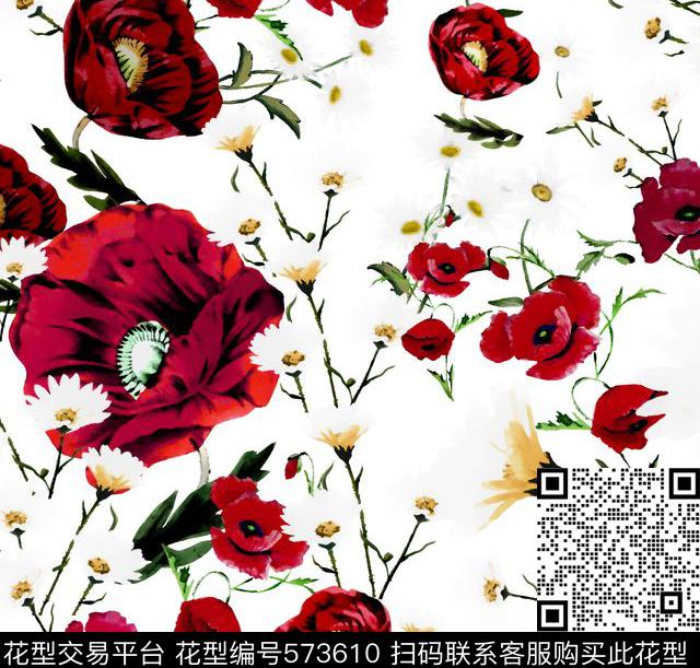 DG2016春夏花卉数码印花华亿平台下载（图片编号: 573610） - 瓦栏（Walan）