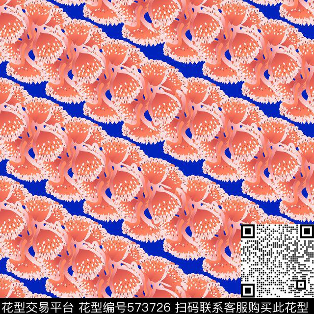 2016春夏/秋冬斜纹花卉传统印花华亿平台下载（图片编号: 573726） - 瓦栏（Walan）