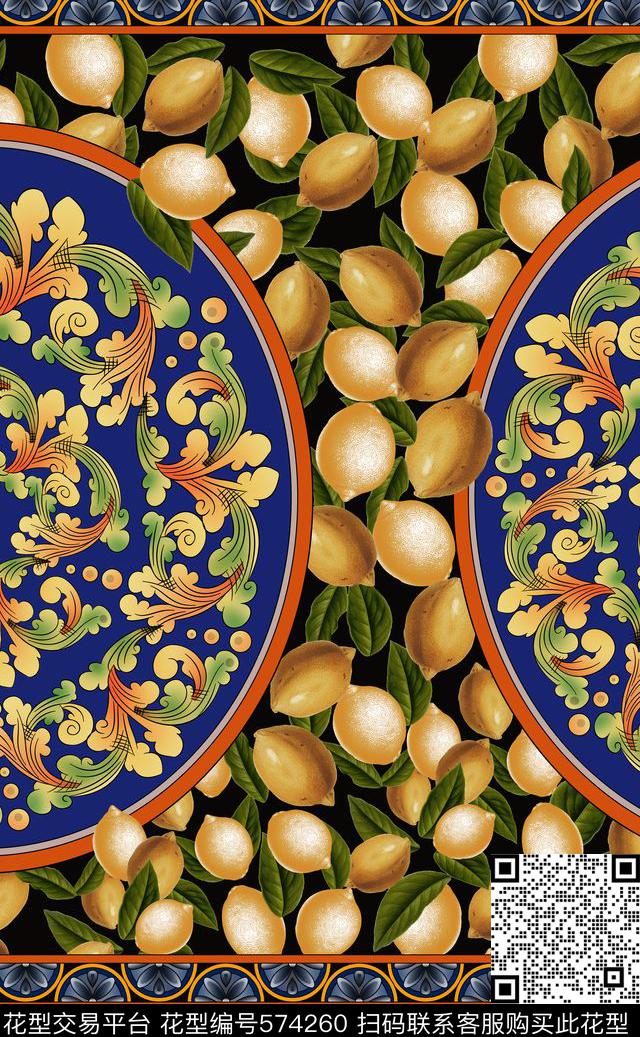 欧美时尚潮流数码印花华亿平台下载（图片编号: 574260） - 瓦栏（Walan）