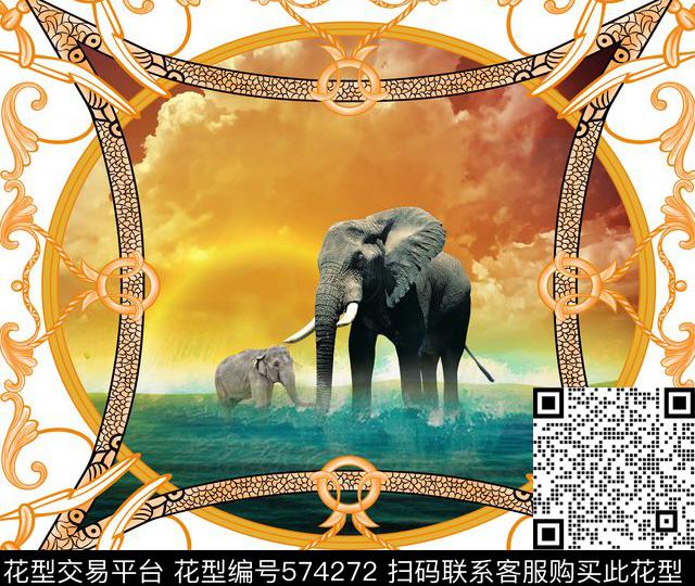 欧美时尚潮流数码印花华亿平台下载（图片编号: 574272） - 瓦栏（Walan）