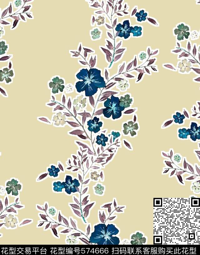 大牌女衬衫女装裙数码印花华亿平台下载（图片编号: 574666） - 瓦栏（Walan）