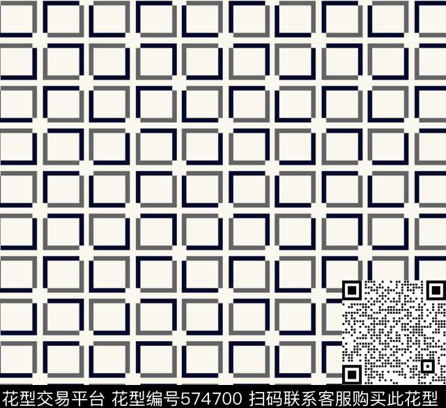 几何简单时尚传统印花华亿平台下载（图片编号: 574700） - 瓦栏（Walan）