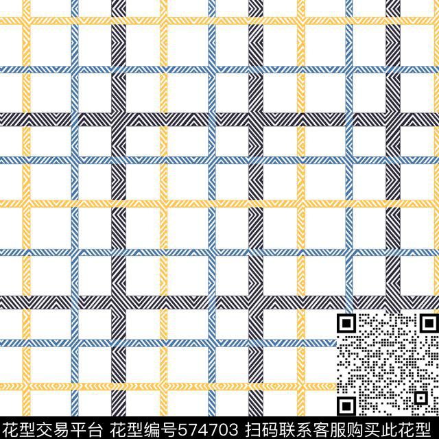 几何简单时尚传统印花华亿平台下载（图片编号: 574703） - 瓦栏（Walan）