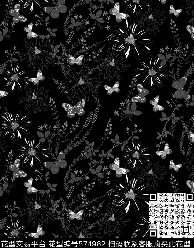 大牌男装衬衫图案男装小碎花传统印花华亿平台下载（图片编号: 574962） - 瓦栏（Walan）