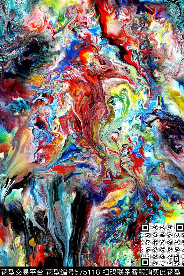 时尚肌理地表数码印花华亿平台下载（图片编号: 575118） - 瓦栏（Walan）