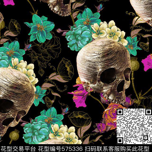 花卉数码印花华亿平台下载（图片编号: 575336） - 瓦栏（Walan）