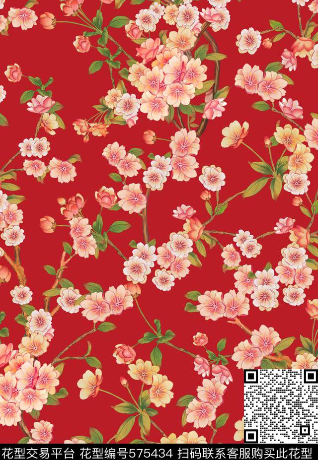 欧美时尚潮流数码印花华亿平台下载（图片编号: 575434） - 瓦栏（Walan）