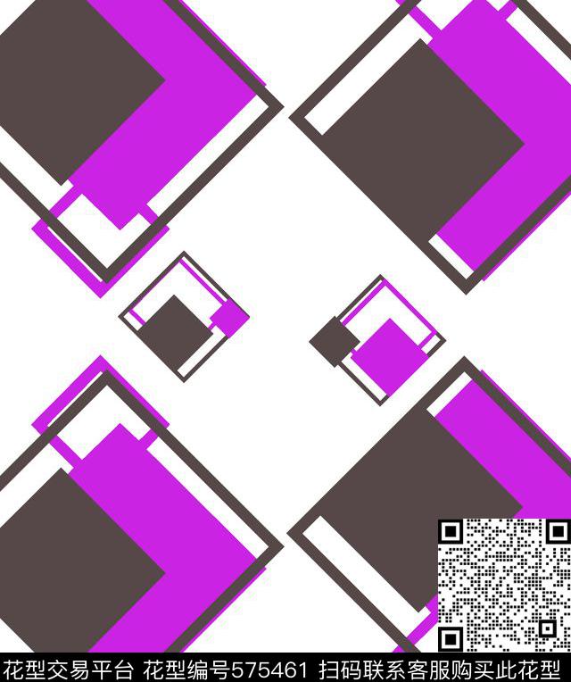 抽象几何传统印花华亿平台下载（图片编号: 575461） - 瓦栏（Walan）