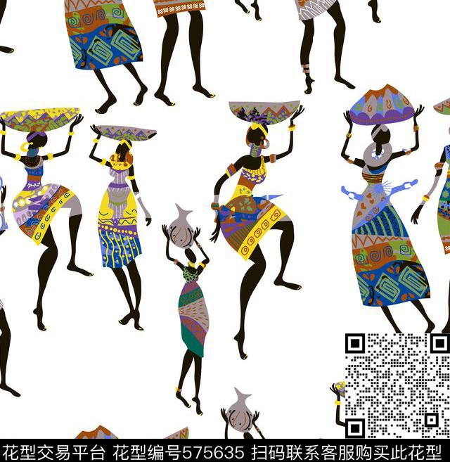 欧美时尚潮流传统印花华亿平台下载（图片编号: 575635） - 瓦栏（Walan）