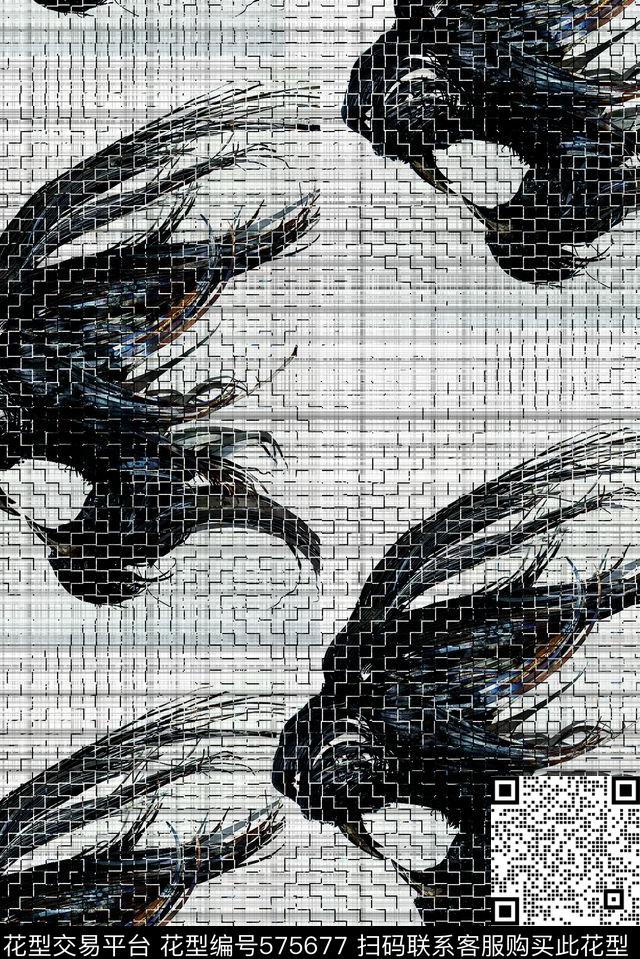 动物时尚传统印花华亿平台下载（图片编号: 575677） - 瓦栏（Walan）