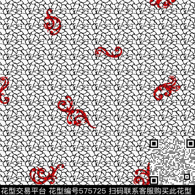 时尚潮流大牌传统印花华亿平台下载（图片编号: 575725） - 瓦栏（Walan）