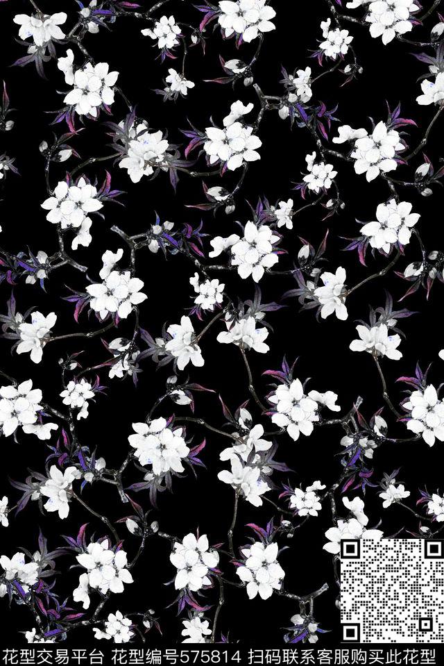 小碎花传统印花华亿平台下载（图片编号: 575814） - 瓦栏（Walan）