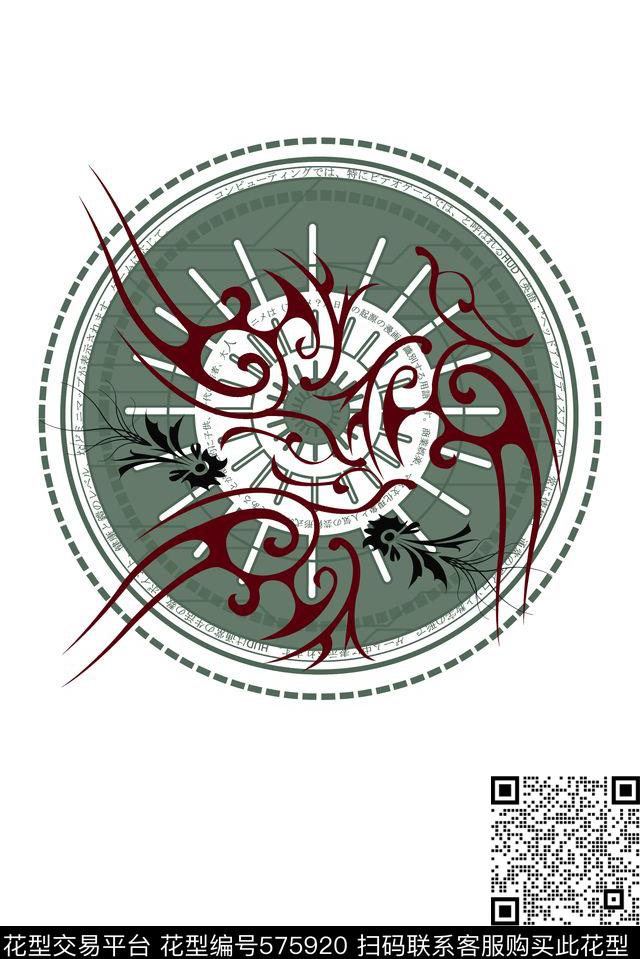 零点--男装创新自由传统印花华亿平台下载（图片编号: 575920） - 瓦栏（Walan）