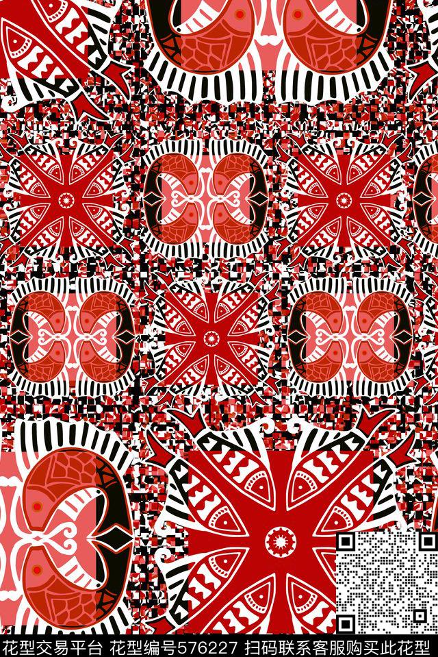 民族民族风传统印花华亿平台下载（图片编号: 576227） - 瓦栏（Walan）