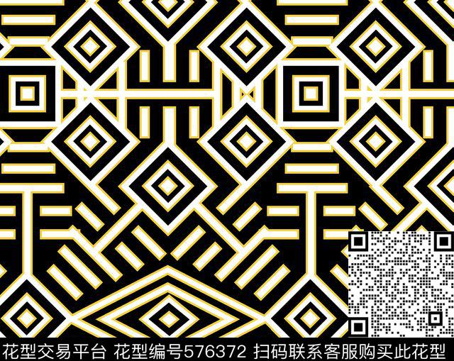 民族风格几何图形时尚泳装传统印花华亿平台下载（图片编号: 576372） - 瓦栏（Walan）